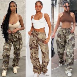 Cargo splatter pants