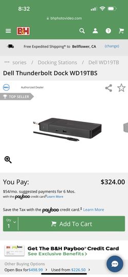 Dell Docking station WD19TBS