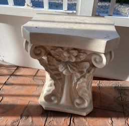 Concrete pedestal