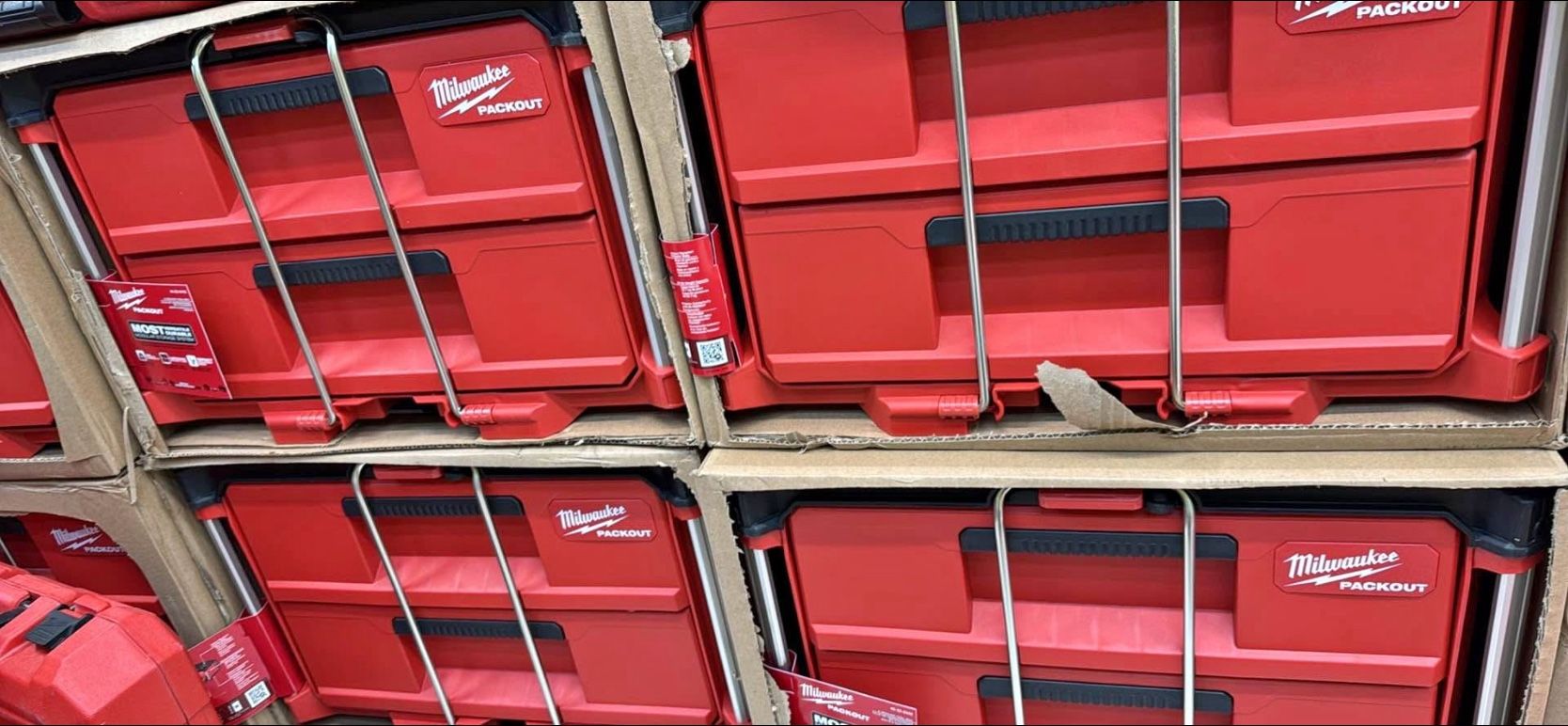 Milwaukee Packout 2- Drawer Toolbox Each $130