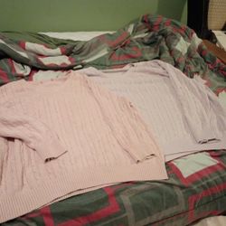 2 Cotton Sweaters.