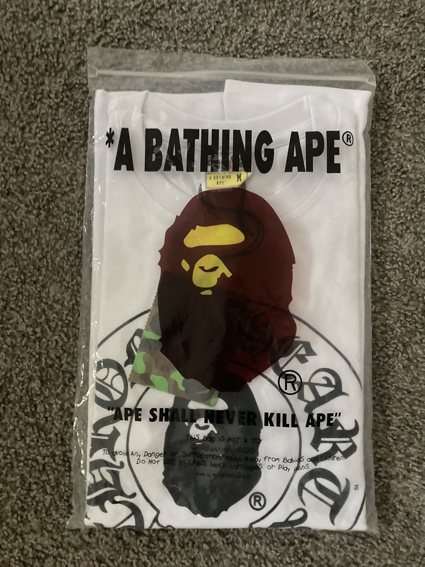 bape x chromehearts shirt