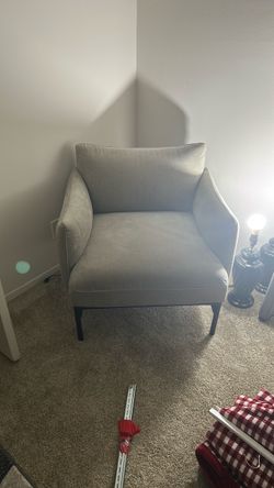 Gray Accent chair