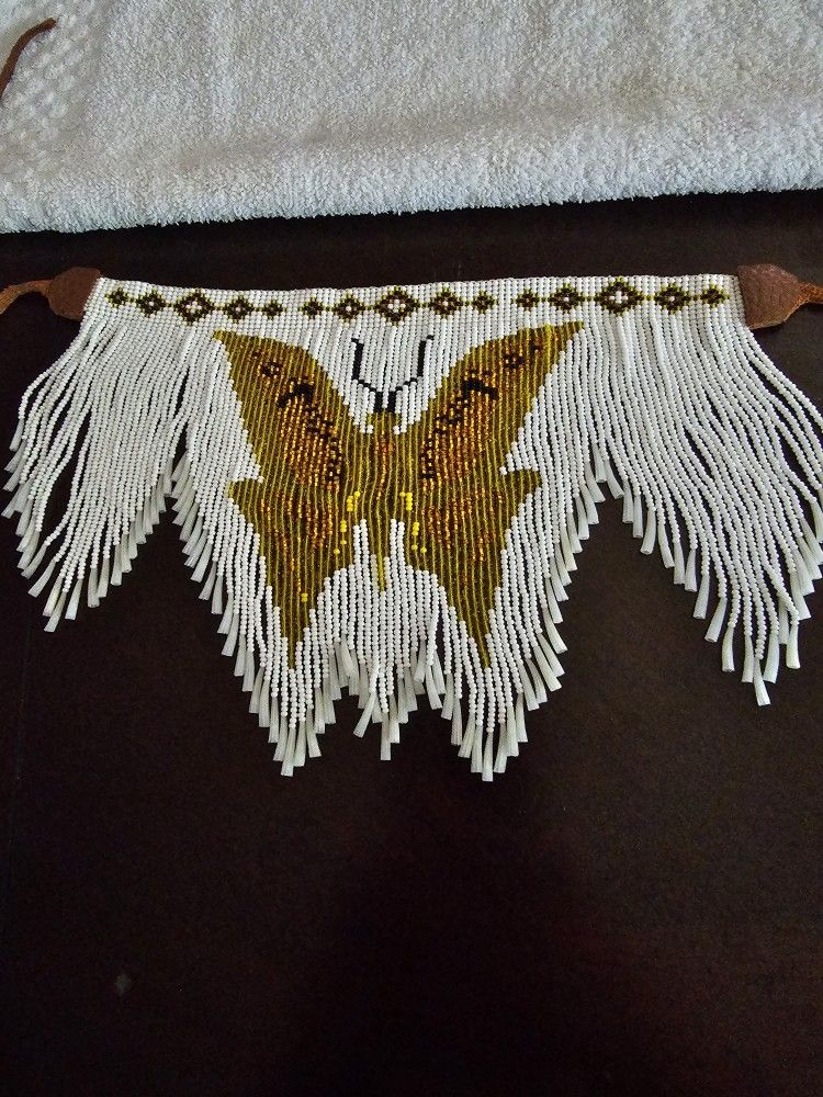 Butterfly Beaded Choker
