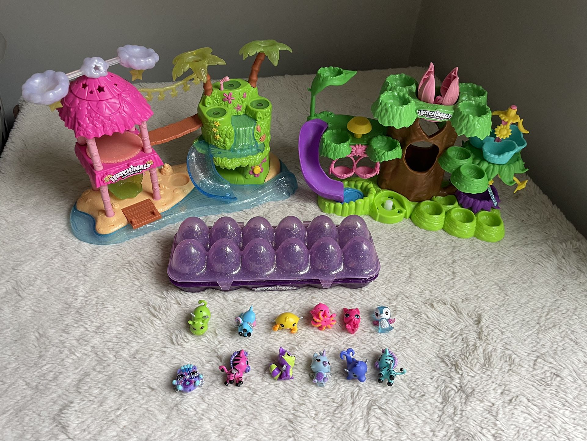 Hatchimals Minifigures Figures Hatchery Nursery Tropical Jungle Party Playset 