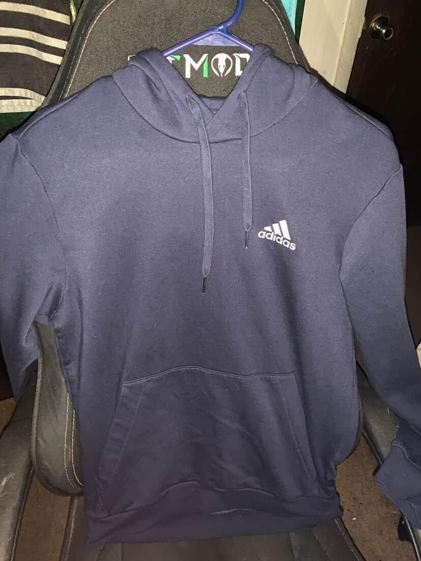 Navy Blue Adidas Hoodie 