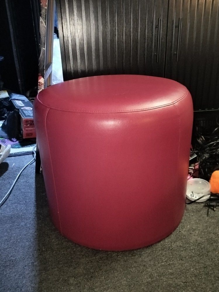 Maroon Ottoman $5
