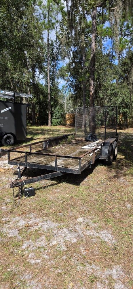 UTILITY TRAILER 6.6FT X 16FT Double Axle For Sale