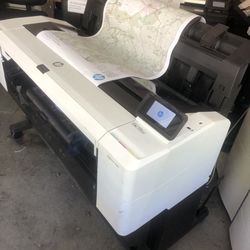 36 Inch Hp Designjet 1600dr Color and Black And White Dual Rollers