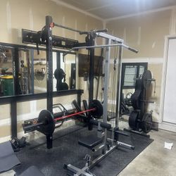 Rogue Foldable Rack And Lat Pull Down Machine 
