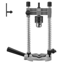 Drill Guide, Multi-Angle Press Portable Precision Drilling Guide Jig Attachment, with Large Handle and Mounting Holes, Aluminum Alloy, for Drilling An