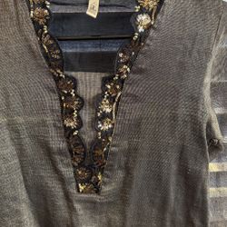 Girls Brown Shade Small Size Shirt