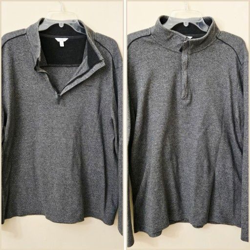 Calvin Klein 1/4 Zip Mens XL Sweater