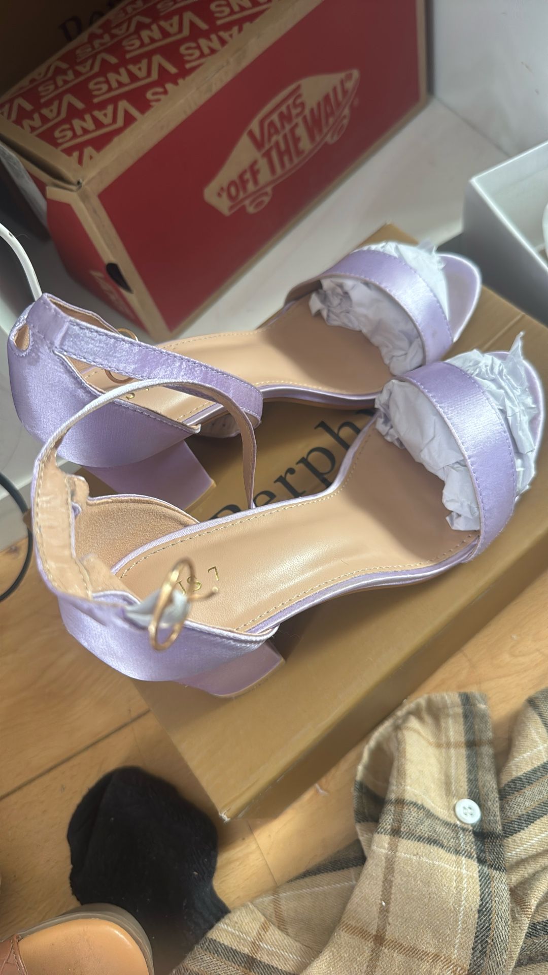 Light purple heels