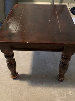 Rustic End Table