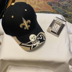 New Orleans Saints Cap And Dice Set