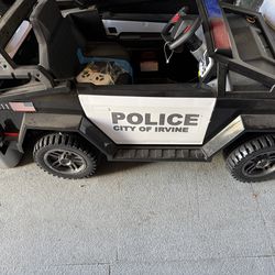 YunTopKids 24 volt ride on toys, Electric Police Car for Kids Powered Ride on Toys Cop Cars with Remote Control, Alarm Lights,Music,4.5mph Max Speed,B