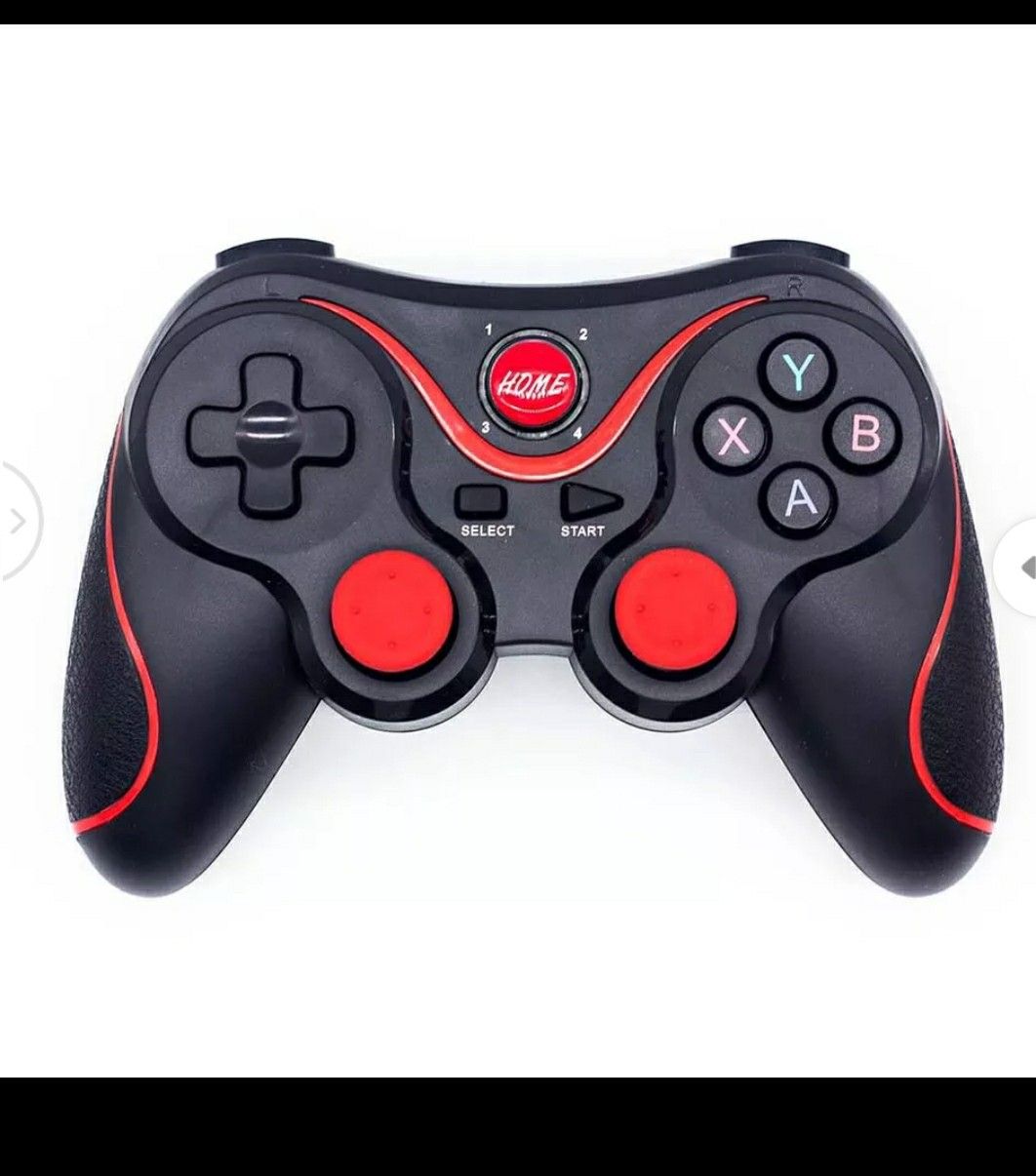 Terios X3 Wireless Bluetooth Gamepad Joystick for Android Smartphone Tablet Remote Controller Black white Color