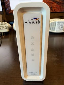 ARRIS SURFboard SB6141 Cable Modem + Power Adapter – Working