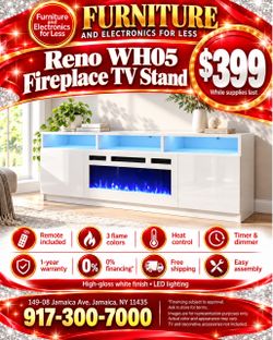 🔥 Reno WH05 Fireplace TV Stand