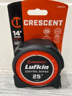 Crescent L1025C-02 Control Series Tape Measure 25 L ft. x 1-3/16 W in.