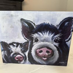 Cute Piggy Wall Art