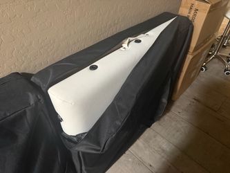 White portable massage table