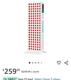 New! 220W Red Light Therapy Panel Lamp for Face & Body - Infrared Red Light Therapy Device, Dual Chip | High Power LED Light Therapy for Skin, Recover