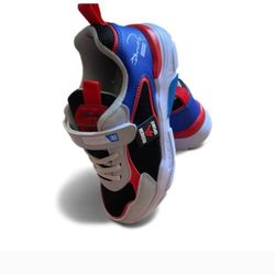Kids Sporty Red and Blue Sneakers