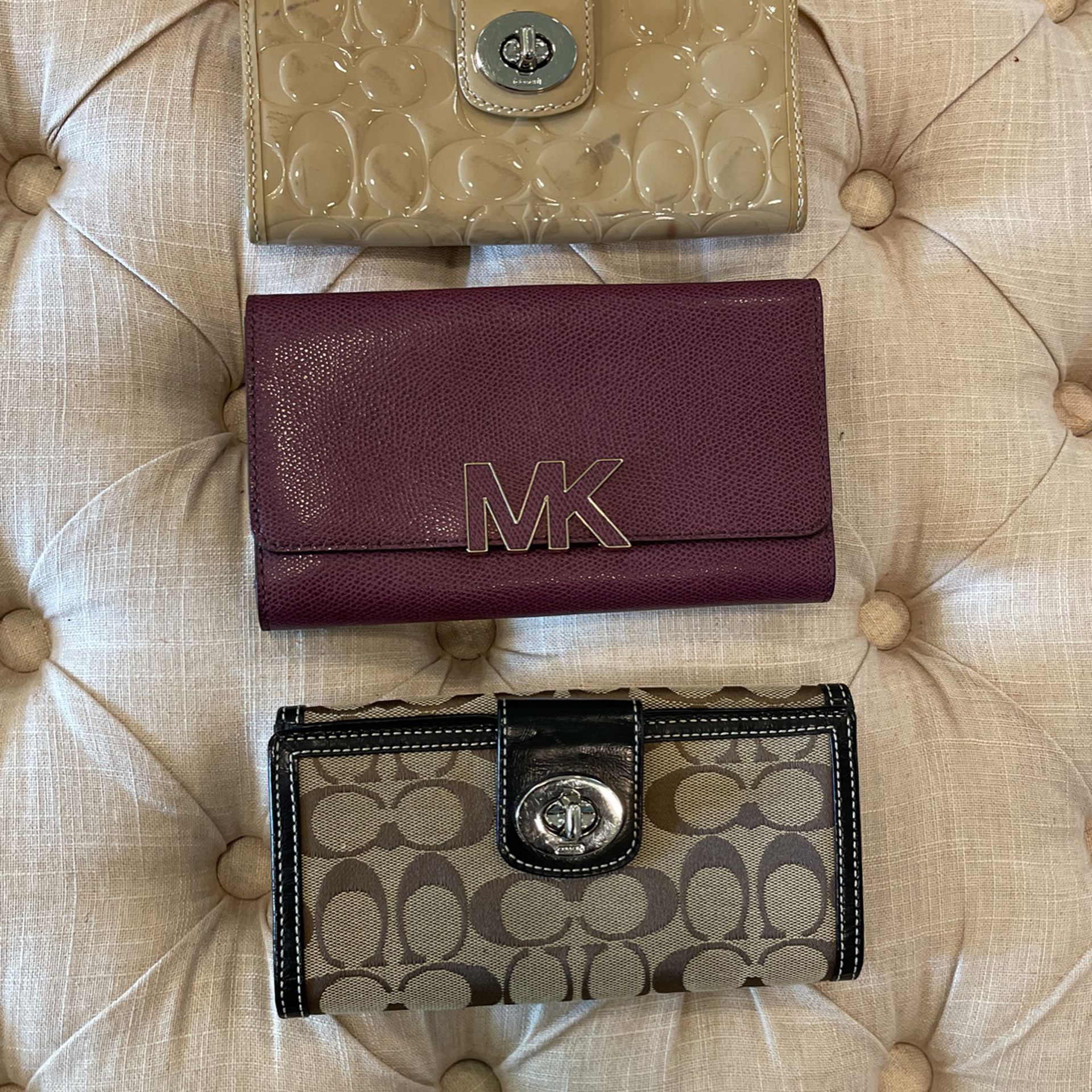 Womens Coach And Michael Kors Wallets 100% Authentic 