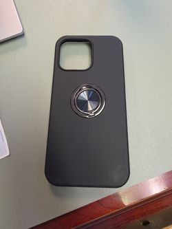 Iphone 13 Pro Max silicon case with ring