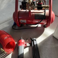 Craftsman Nail Gun And Compressor 