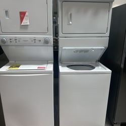 Washer And Dryer Stackable New 1 Yr Warranty 