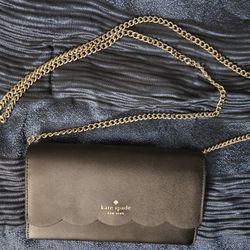 Kate Spade Chain Crossbody Black Bag