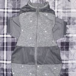 Happiest Baby Sleepea 5-Second Swaddle - 100% Organic Cotton Baby Swaddle Blanket - Doctor Designed Promotes Healthy Hip Development (Charcoal Stars, 