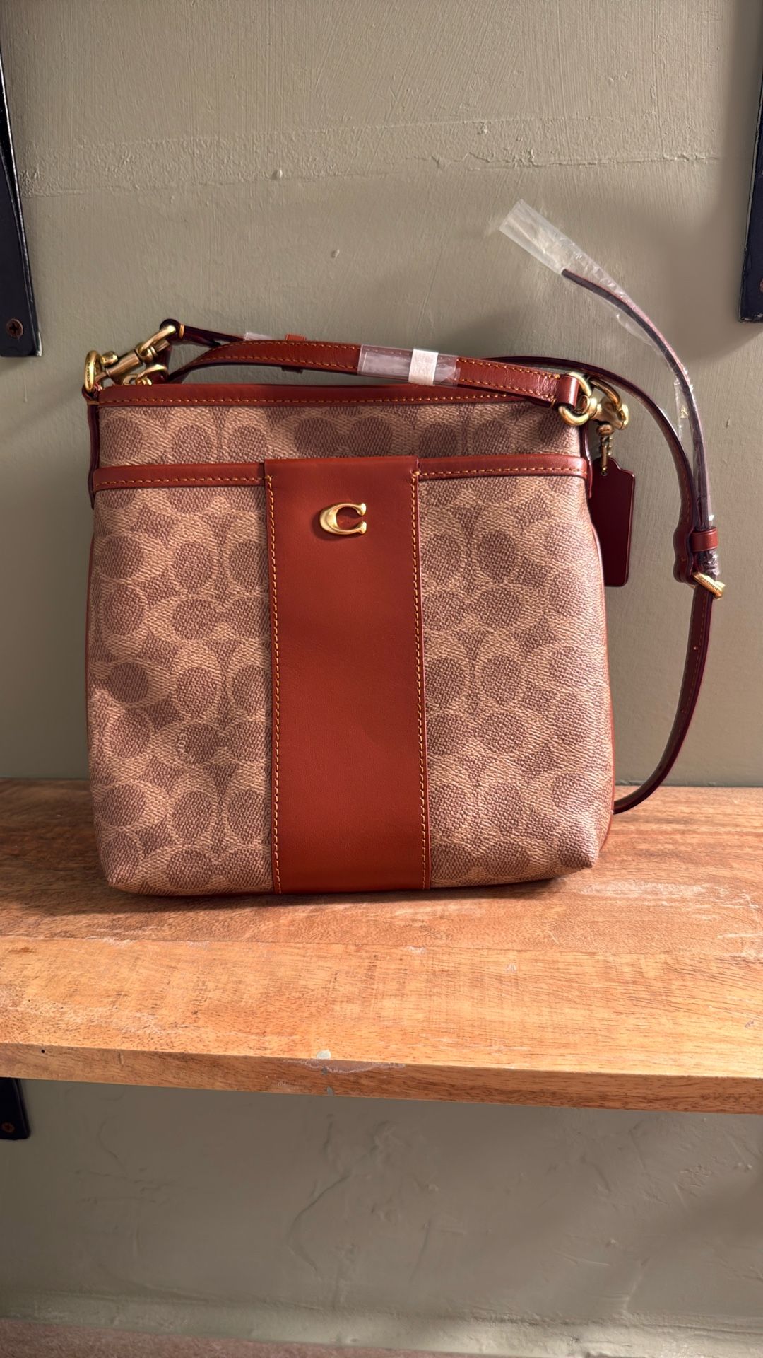 Kitt Signature Canvas Messenger Bag