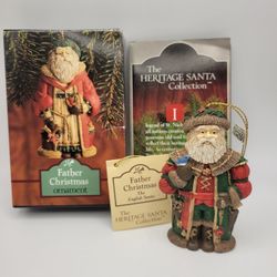 Father Christmas Ornament Midwest Imp Heritage Santa Collection English Santa
