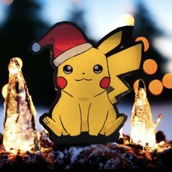 Pikachu Christmas Lightbox LED Lamp