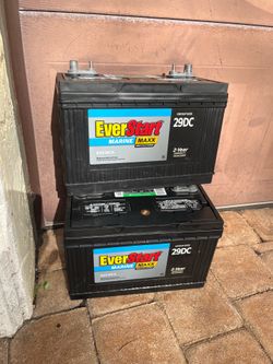 Boat battery like new $50 each