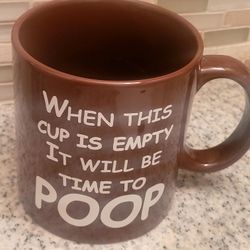 Island Dogs Time To Poop Giant Mug