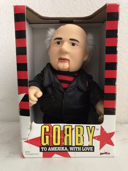 1990 GORBY "TO AMERIKA, WITH LOVE" DREAMWORKS/TOY SOLDIERS POLITICAL DOLL FIGURE