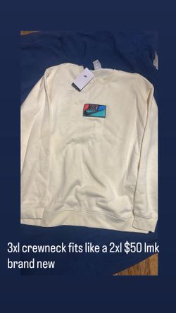 2x nike crewneck