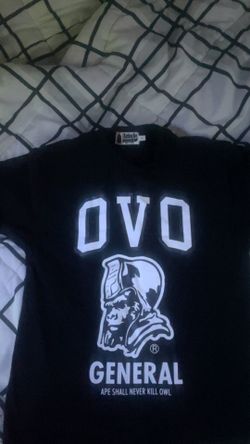 Drake “ovo” Collab bape tee