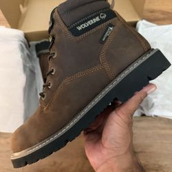 Wolverine Revival Soft Toe Boots Dark Brown