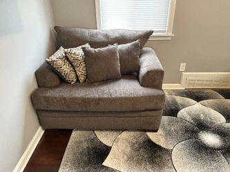 Living Room Sectional And Dining Table With Chairs 