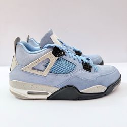 Men’s Size 10 Air Jordan 4 Retro Blue UNC