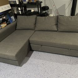 Grey FRIHETEN ikea sofa