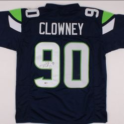 Signed Seahawks Clowney Jersey -NFL