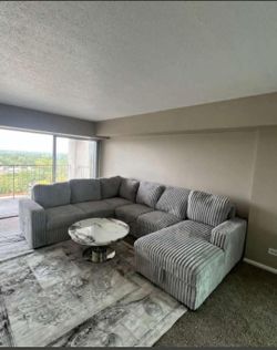 CORDUROY POP-UP SLEEPER BRAND NEW SECTIONAL SAME DAY DELIVERY 