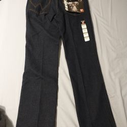 New Wrangler Silver Edition Slim Fit Blue Jeans Size 28x30